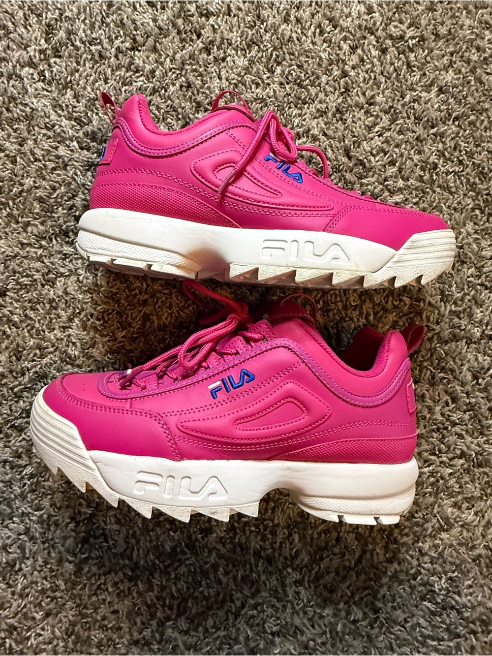 Fila disruptor platform sneakers